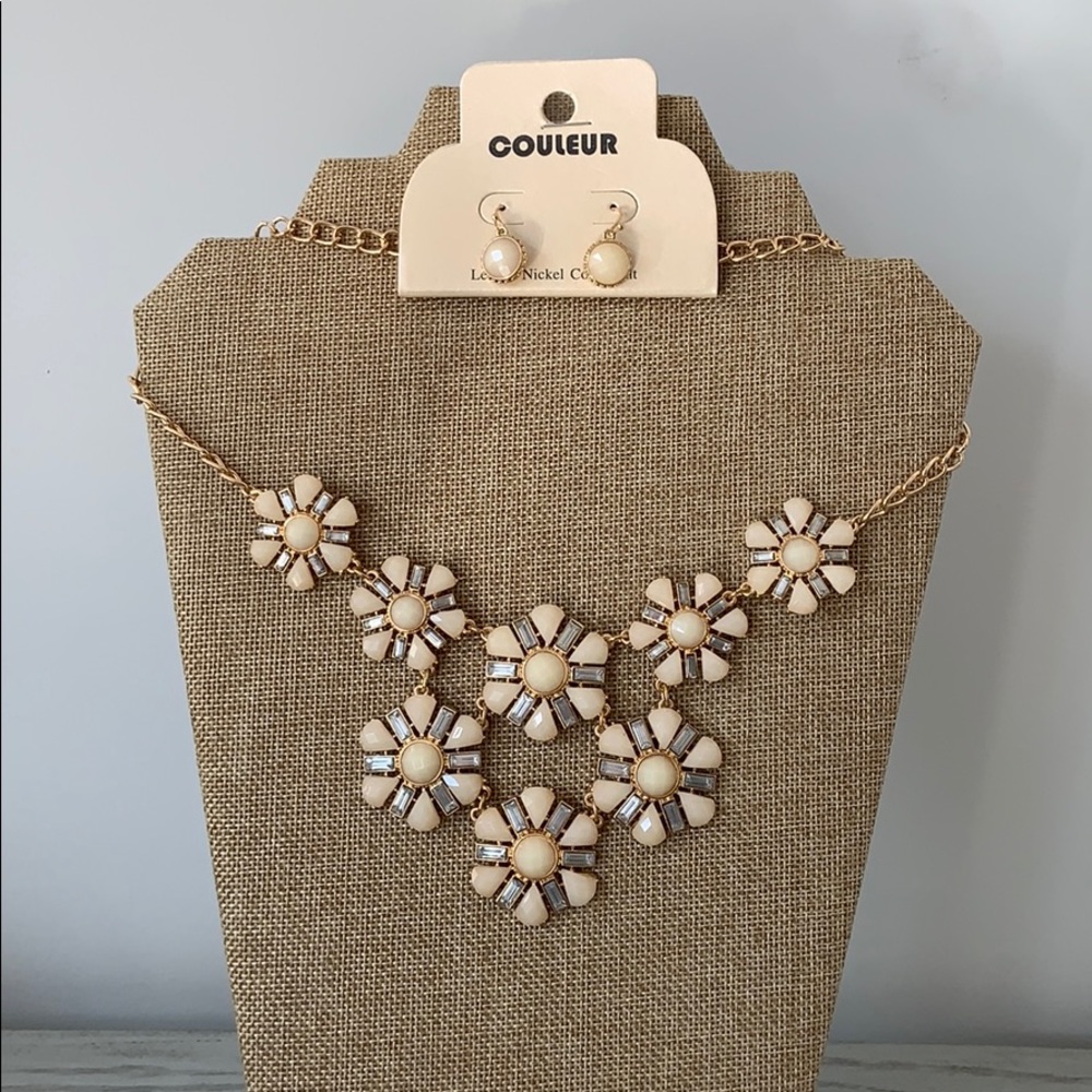 NEW necklace and earring set.